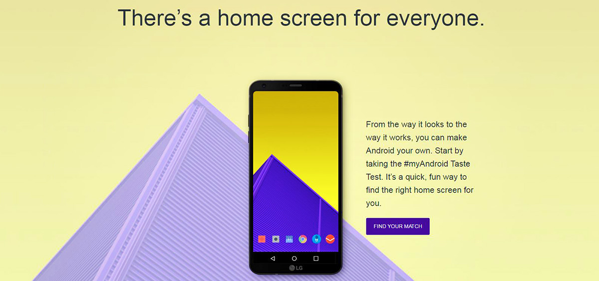 Teste bem divertido acha o seu tema de Android